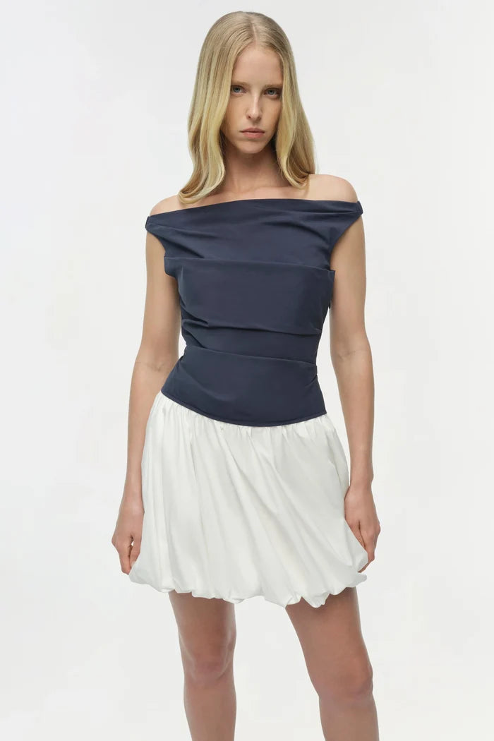 Salina Cotton Bubble Mini Dress