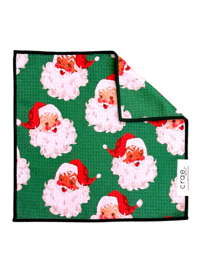 Santa Clause: Double-Sided Washcloth