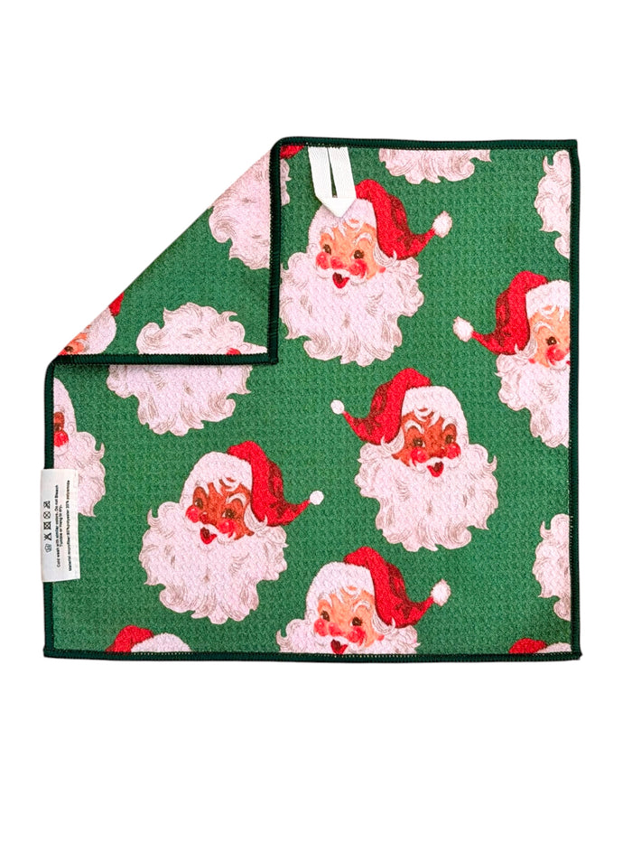 Santa Clause: Double-Sided Washcloth