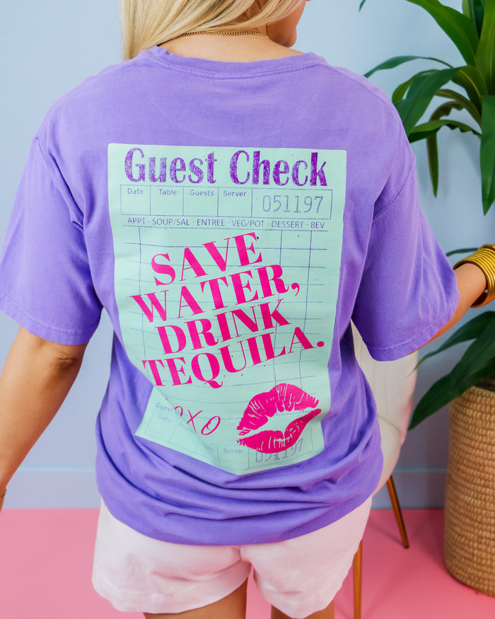 Save Water Drink Tequila Graphic Tee