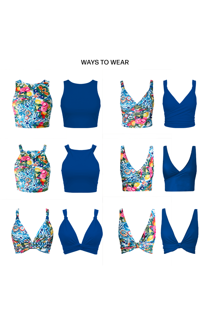 Sicilia One-Piece Wrap Top