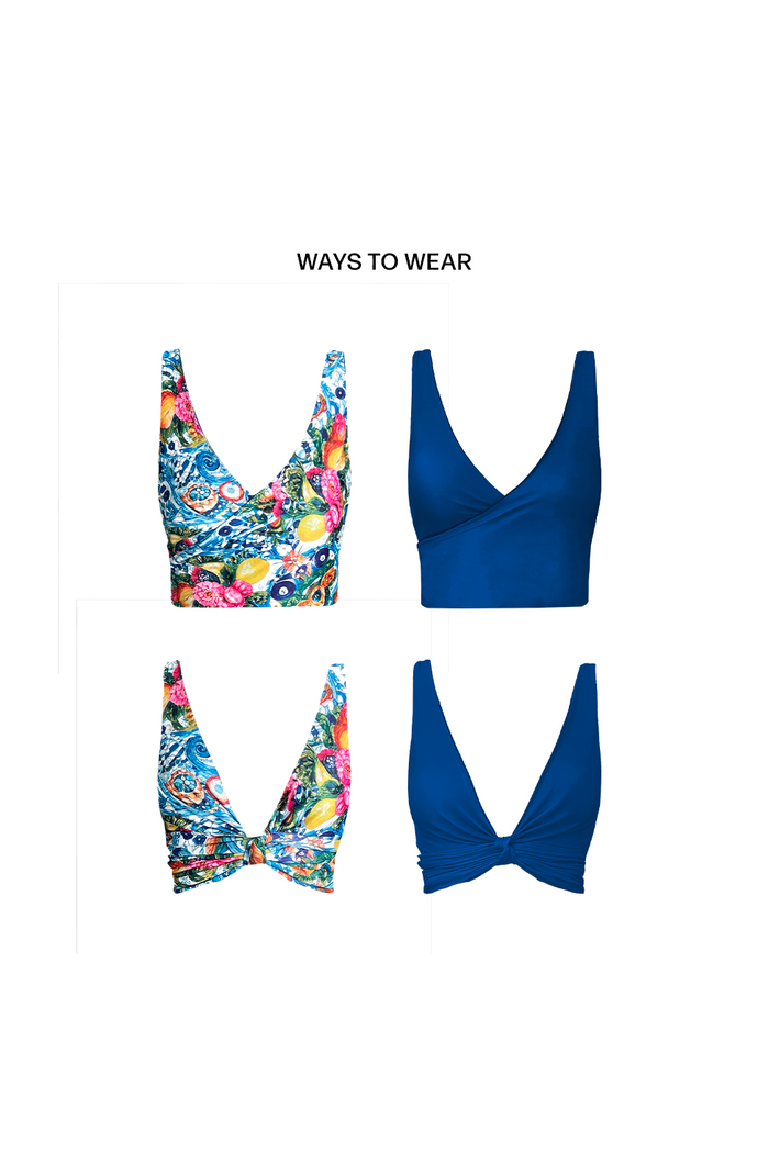 Sicilia Reversible Classic Bikini Top