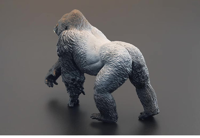 Silver Back Gorilla Ape animal PVC Solid Figurine Figure Model