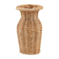 Skinny Resin Basket Weave Vase