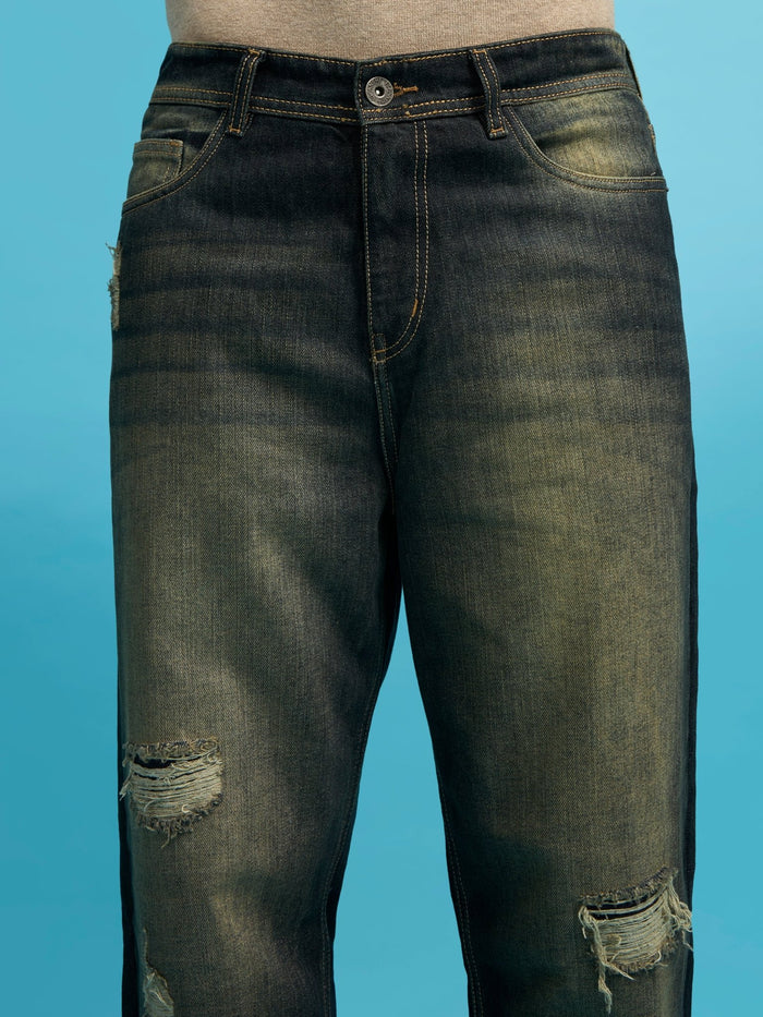 men's relaxed jeans in black