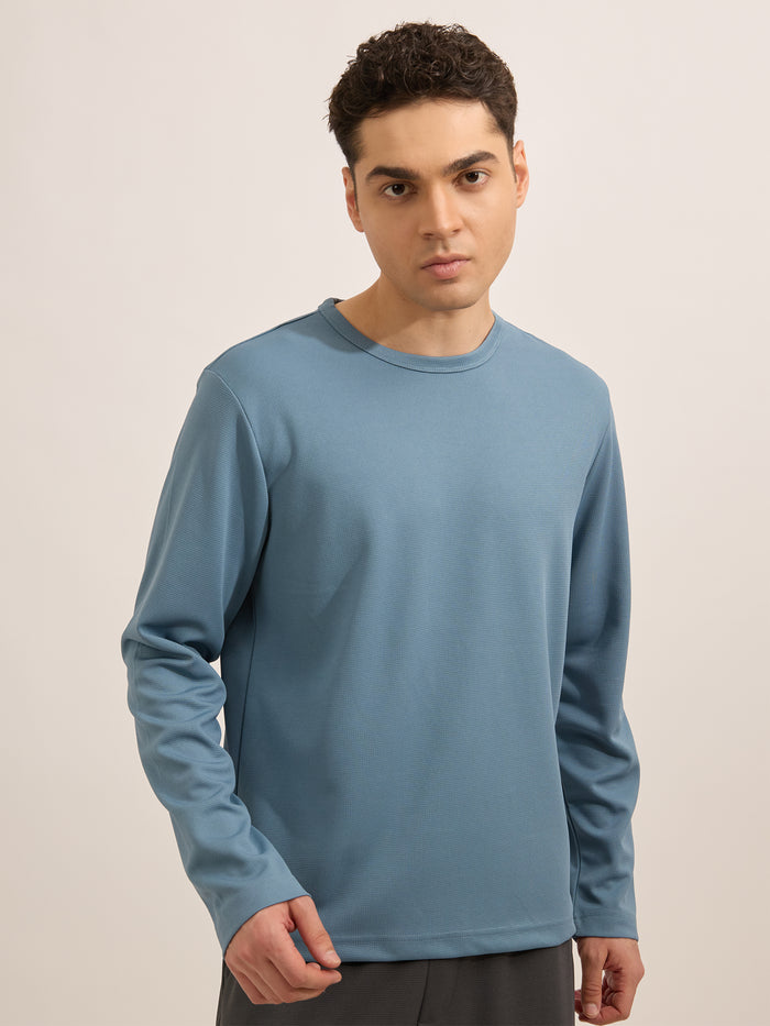 men's relaxed tshirt in mint blue