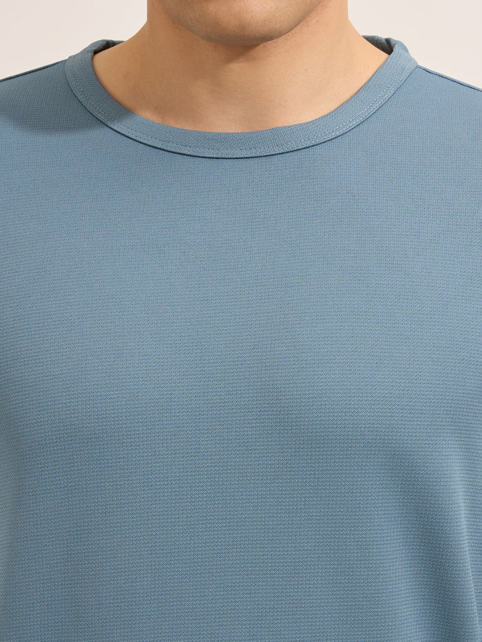 men's relaxed tshirt in mint blue