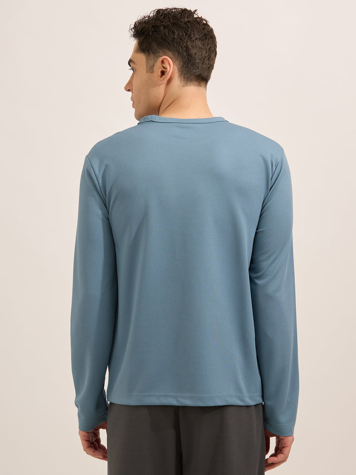 men's relaxed tshirt in mint blue