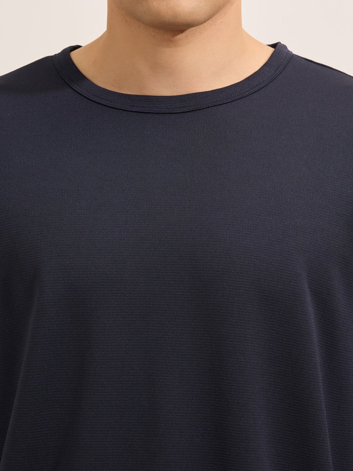 men's relaxed tshirt in navy blue