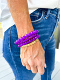 Solid Stack of 3 in Purple