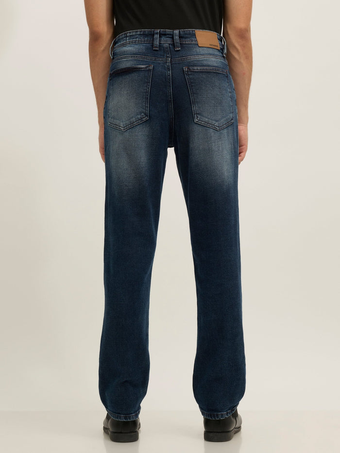 men's Solomon - Straight Fit Jeans in Blue Shade