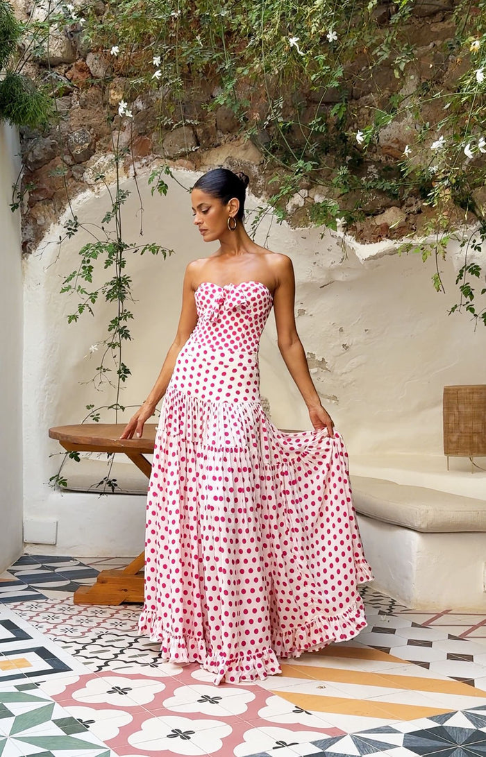 Stella Swimsuit Skirt Set - Pink