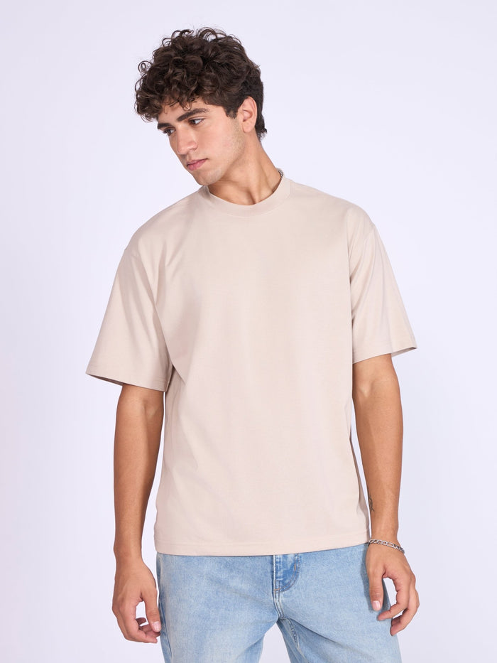 Men's Loose Fit T-Shirt in chalk