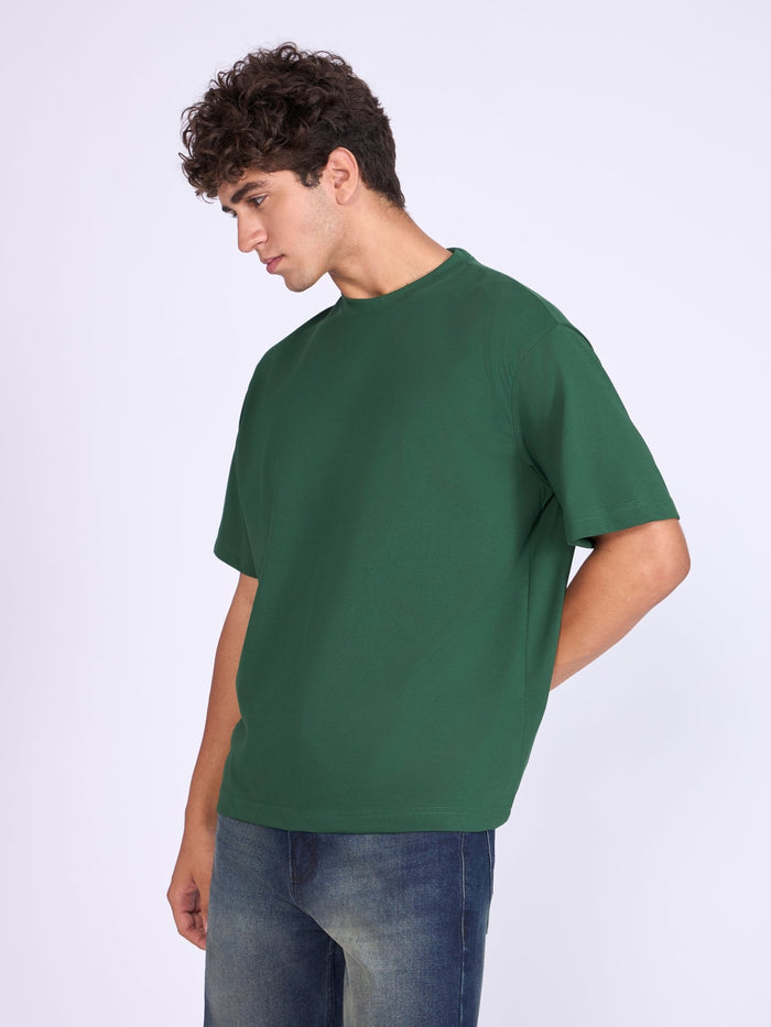Men's Loose Fit T-Shirt in Emarald green