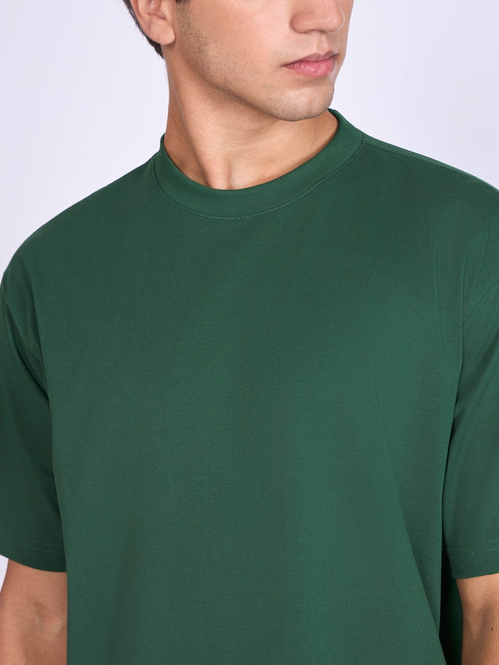 Men's Loose Fit T-Shirt in Emarald green