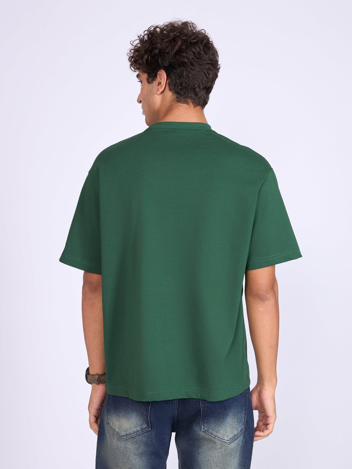Men's Loose Fit T-Shirt in Emarald green