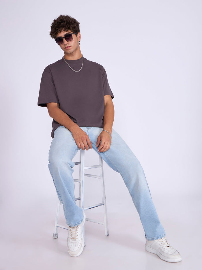 Men's Loose Fit T-Shirt - ground coffee