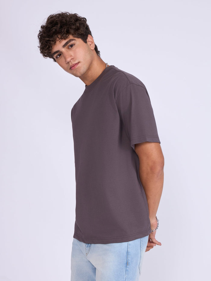 Men's Loose Fit T-Shirt - ground coffee