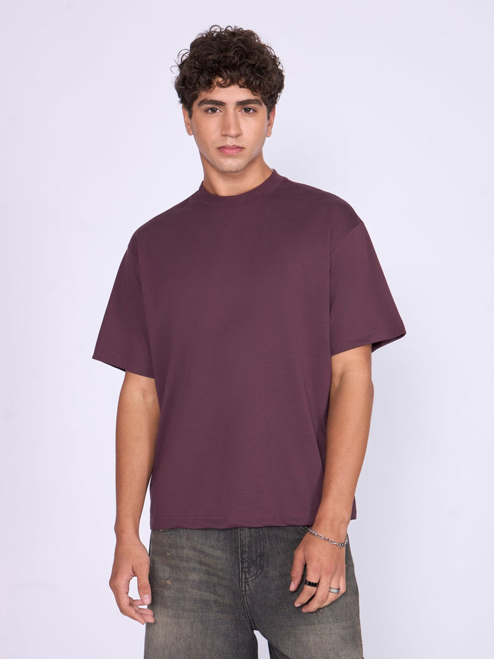 Men's Loose Fit T-Shirt - Midnight Plum
