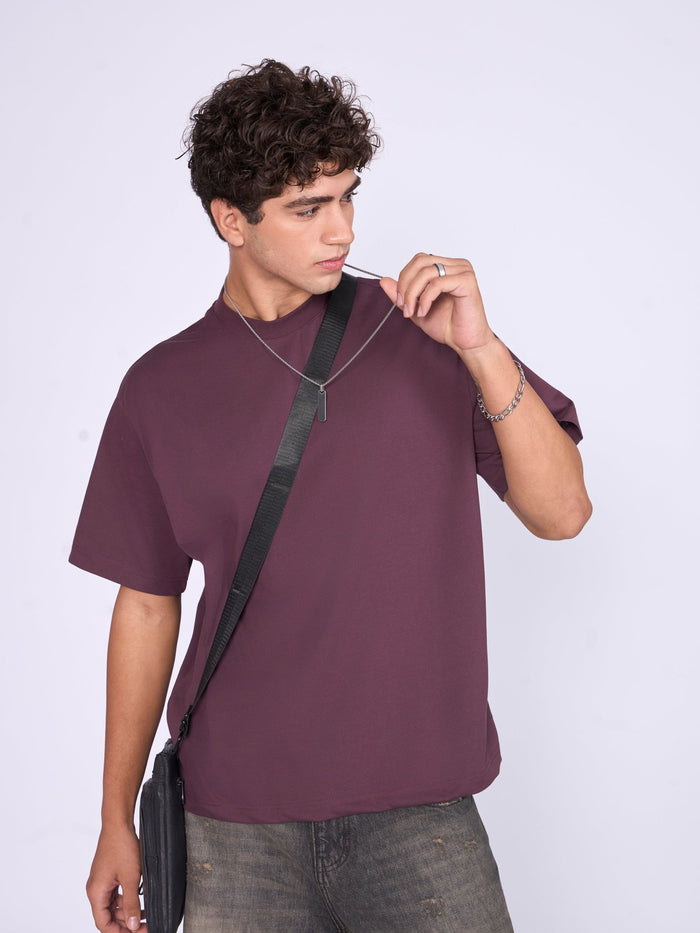 Men's Loose Fit T-Shirt - Midnight Plum