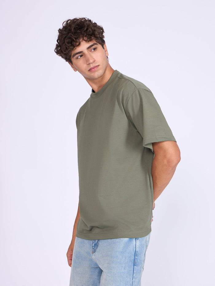 Men's Loose Fit T-Shirt - olive