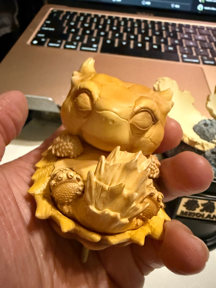 Super Q MEIOLANIA prehistoric turtle tortoise Resin Replica Model Figurine Figure
