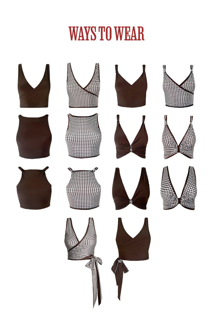Sylvie One-Piece Wrap Top
