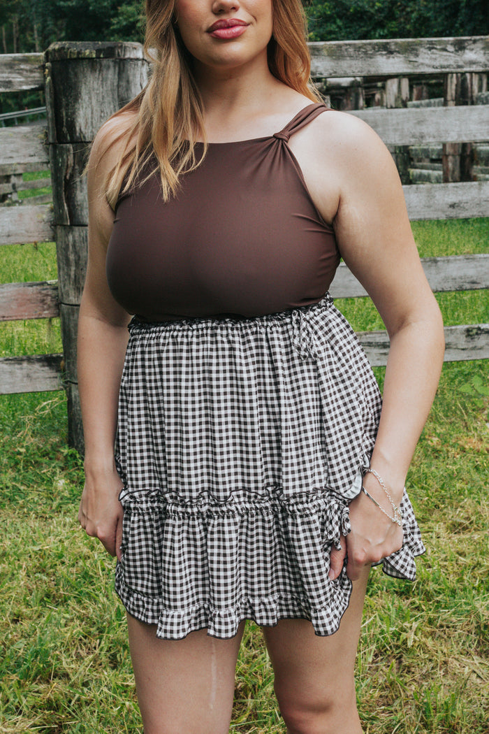 Sylvie One-Piece Wrap Top