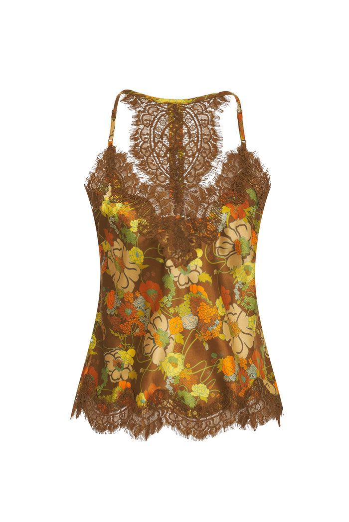 Tangerine Miami Bloom Lucy Cami