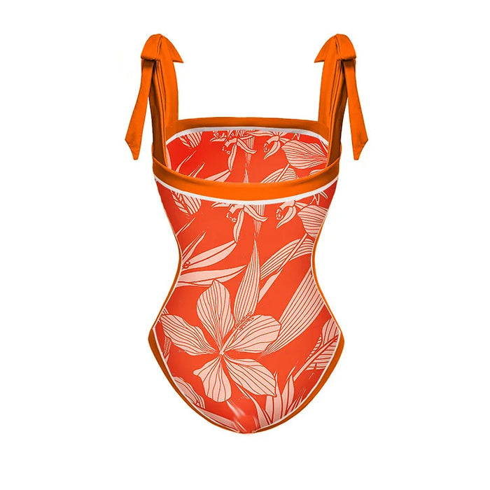 Tangerine Swimsuit Set - Orange
