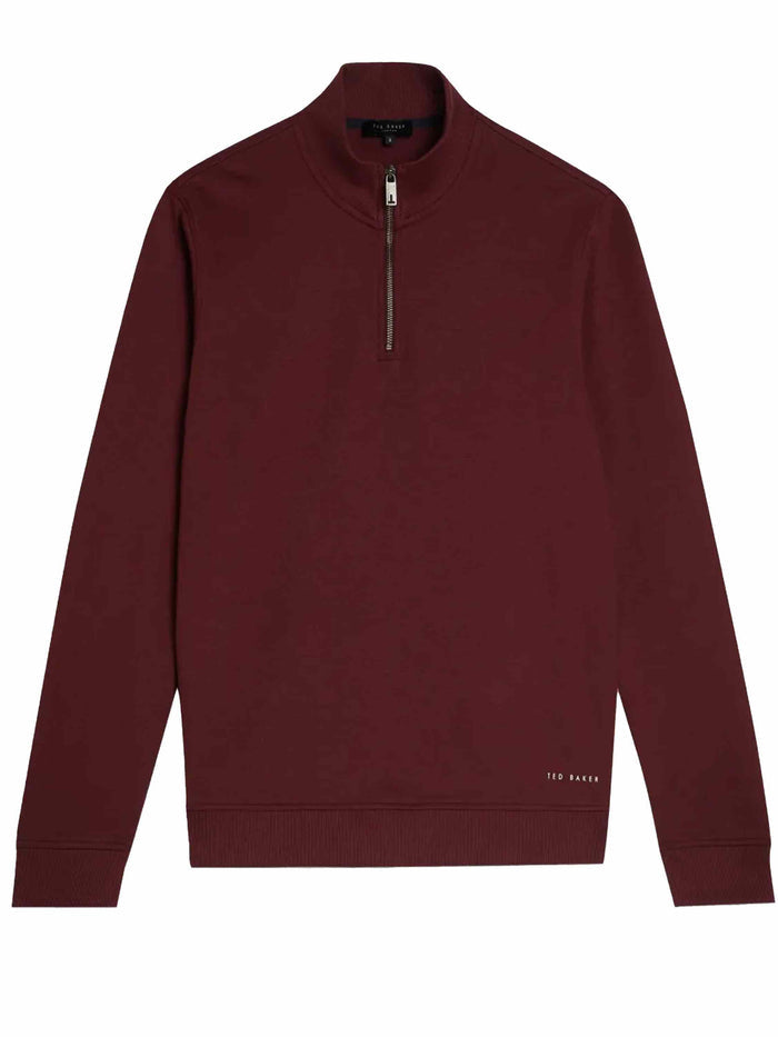 TB_SWEAT_ANTRAM Ted Baker | Mens Half Zip Funnel Neck Sweat - Antram TED BAKER RAWDENIM