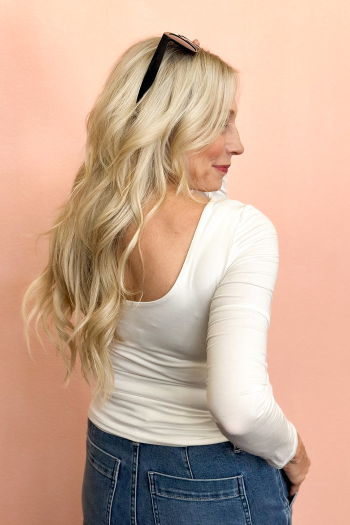 The Final Touch Basic Long Sleeve Top