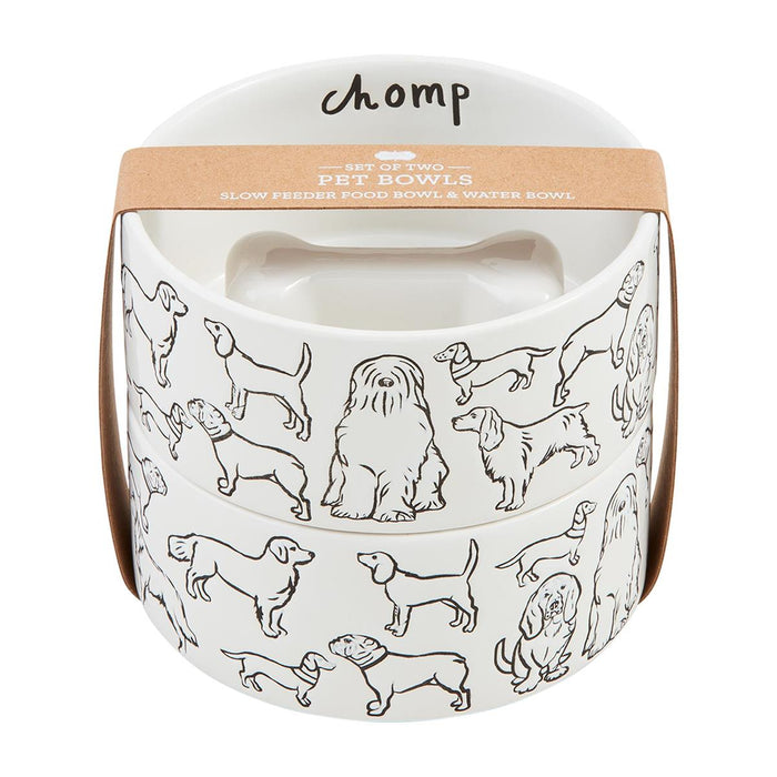 The Resist Dog Bowl Set