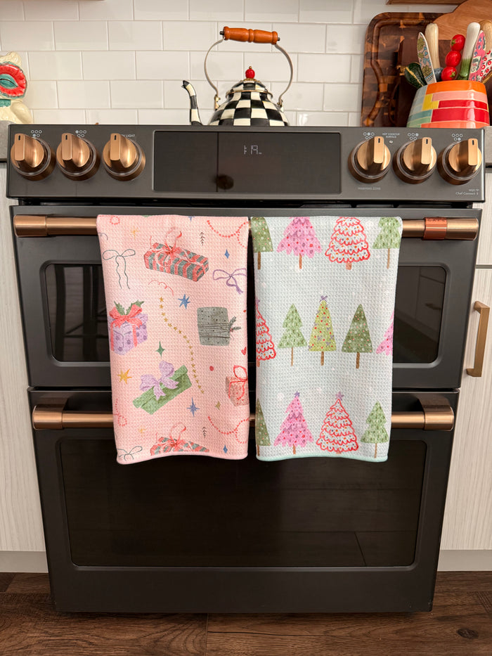 Tied Up In Cheer: Double-Sided Hand Towel