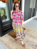 Tiered In Spirals Dress