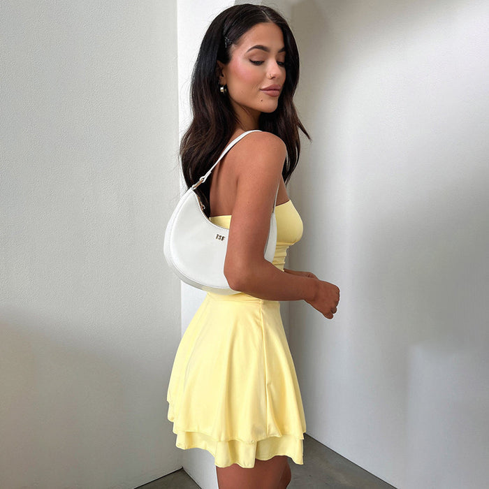 Tinkerbell Mini Dress - Yellow
