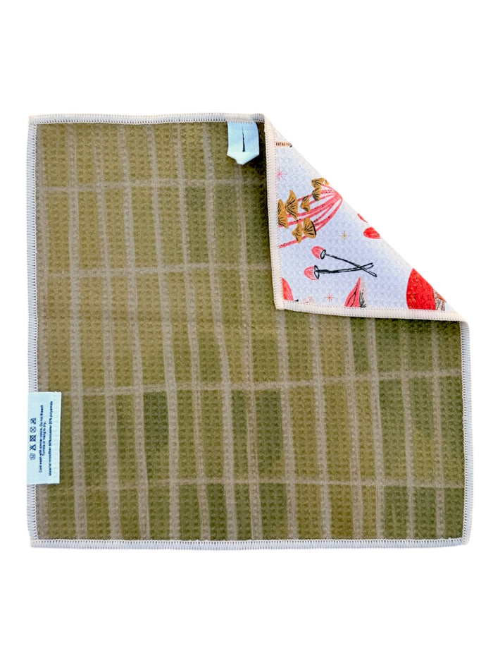 Toadstool Tales: Reversible Washcloth