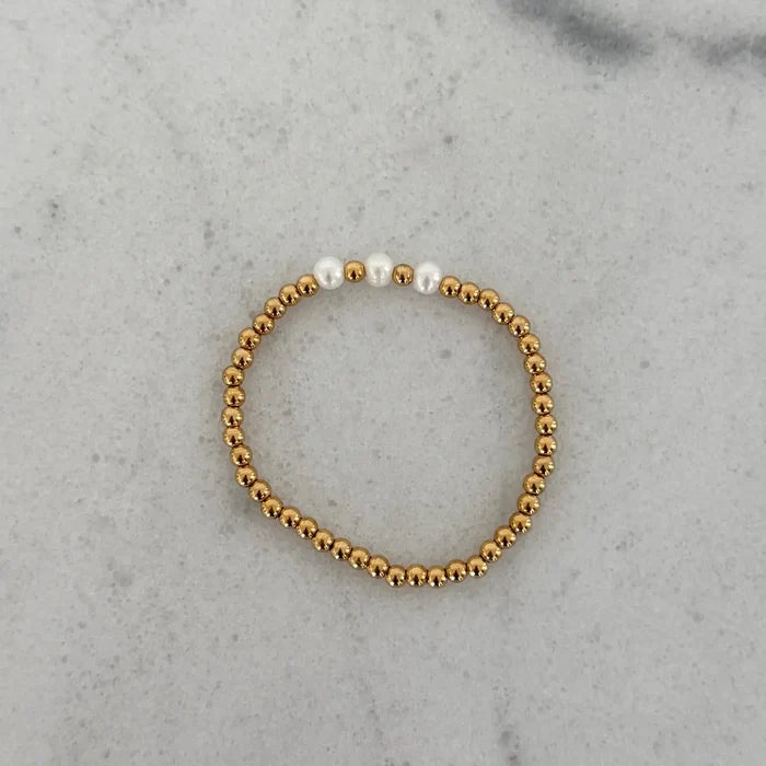 Triple Threat Beaded Bracelet