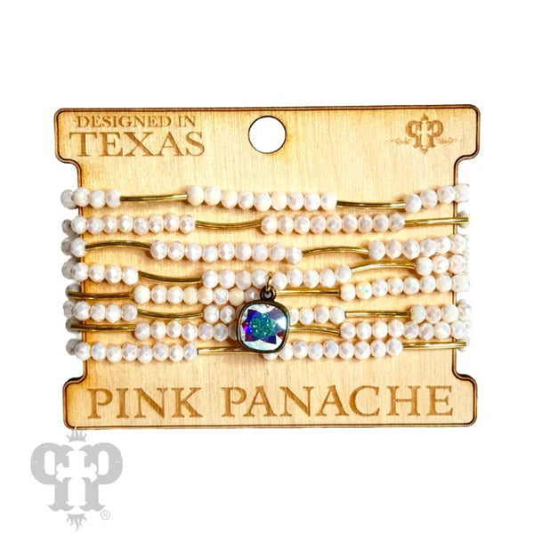 Tube Beaded Bracelet Stack