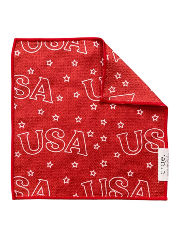 U.S.A.: Double-Sided Washcloth