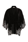 Velvet Coco Lace Kimono Black