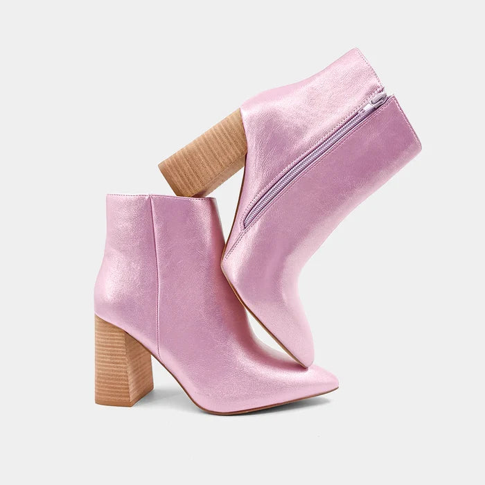 Veronica Bootie in Pink