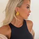 Waffle Earring