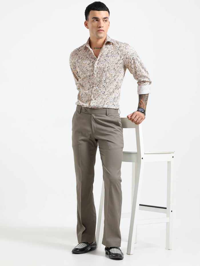 Formal boot cut pants made from rayon and polyster fabric
formal boot cut pants for men