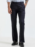 Wee Boot Cut Formal Pant - Navy Blue - Espanshe