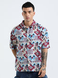 cropped baggy fit shirt with casual print
cropped shirts for men
baggy shirts for men