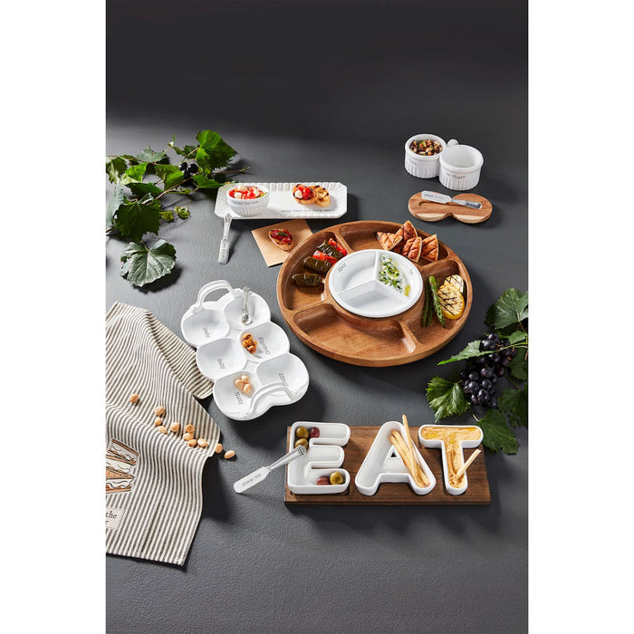 Wood Ceramic Lazy Susan