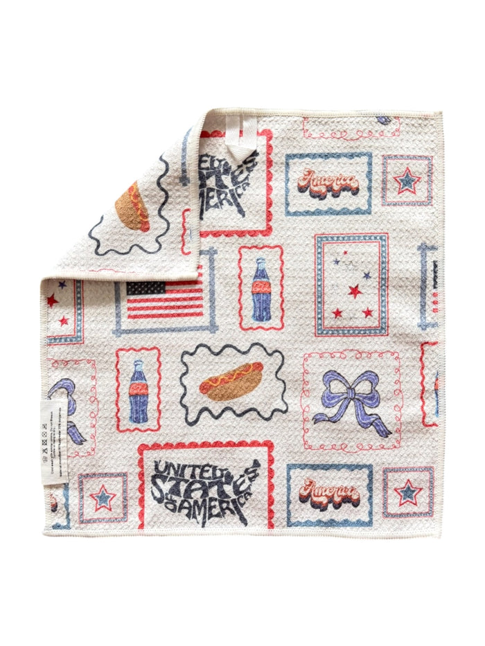 xoxo, USA: Double-Sided Washcloth