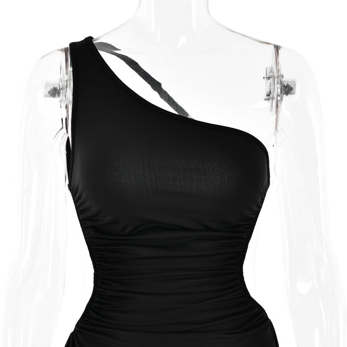 Zuri Slit Dress - Black