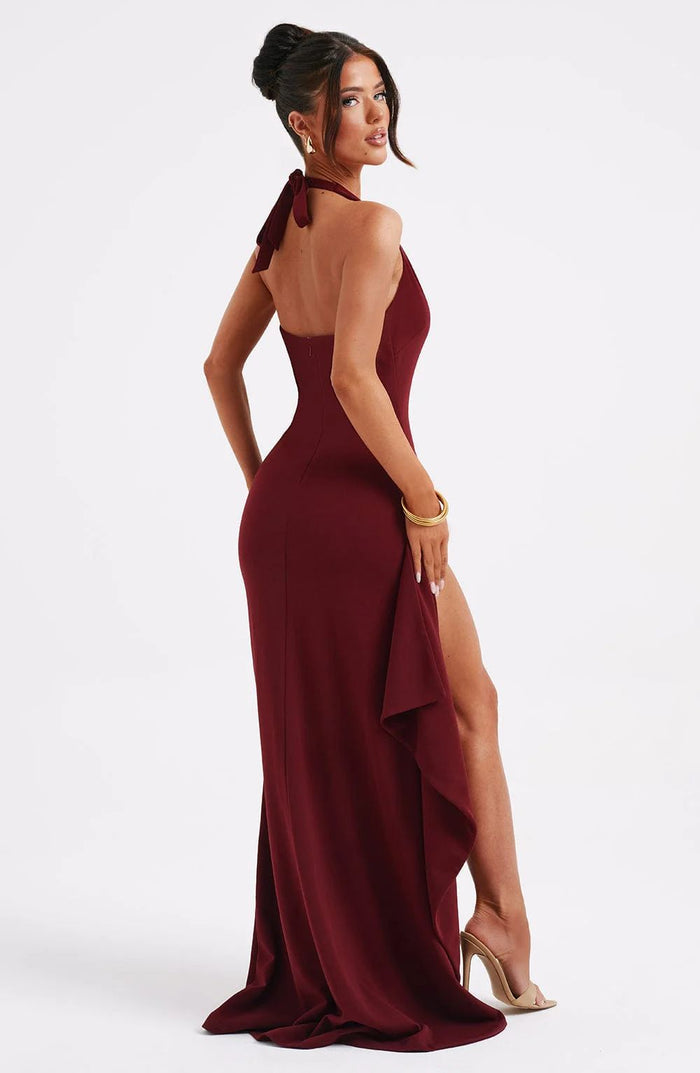 Zyla Dress - Maroon